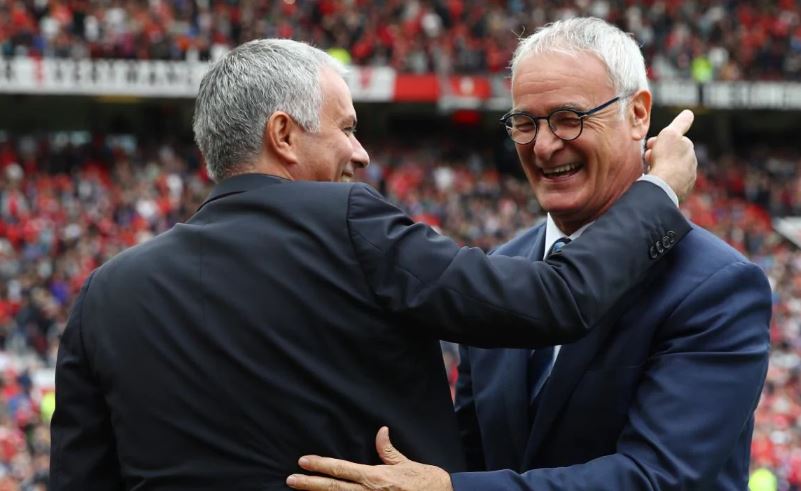 Struggling Mourinho has a friend in Ranieri