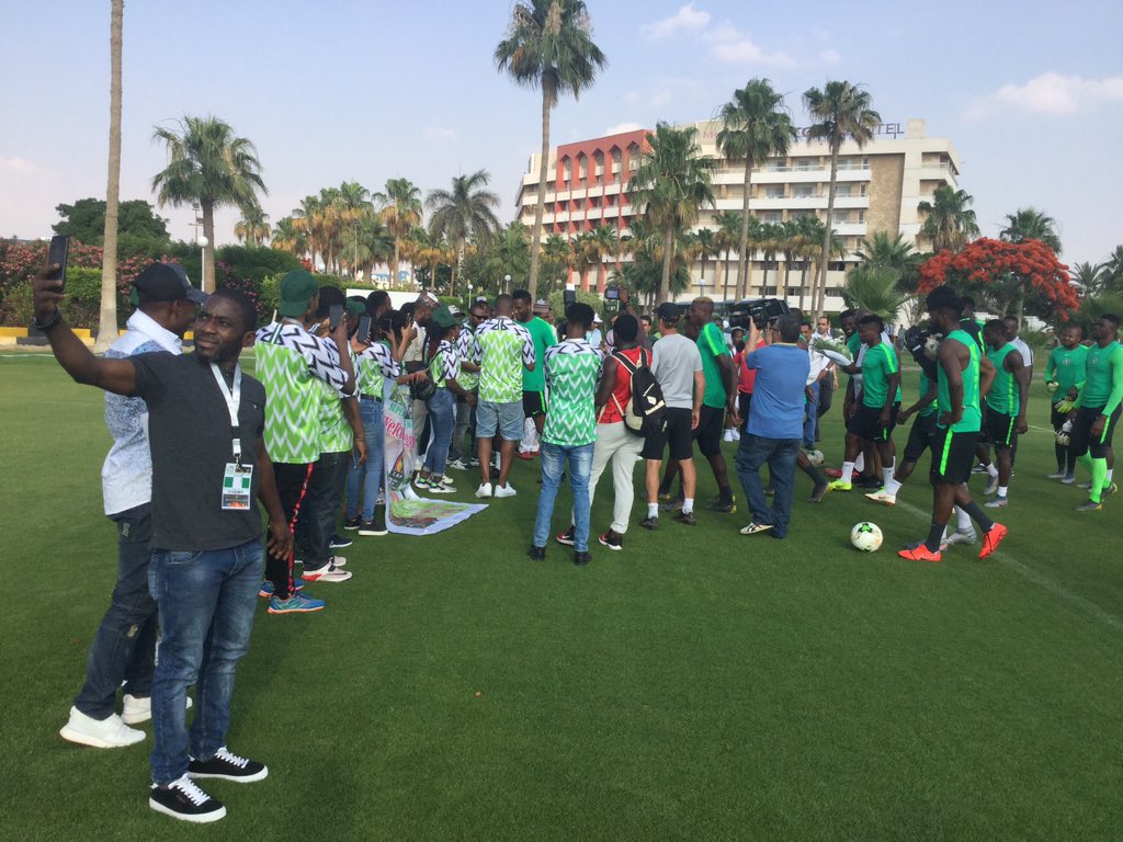 23 Eagles train at Arab Academy