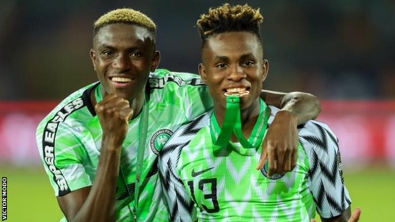 Image result for osimhen and chukwueze
