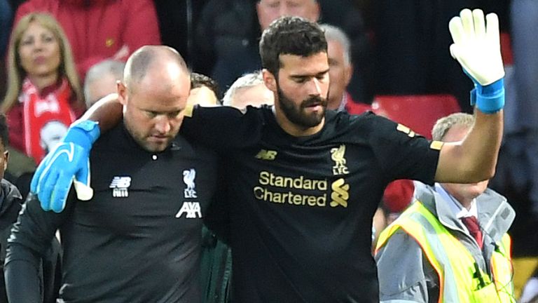 Liverpool suffer Alisson injury