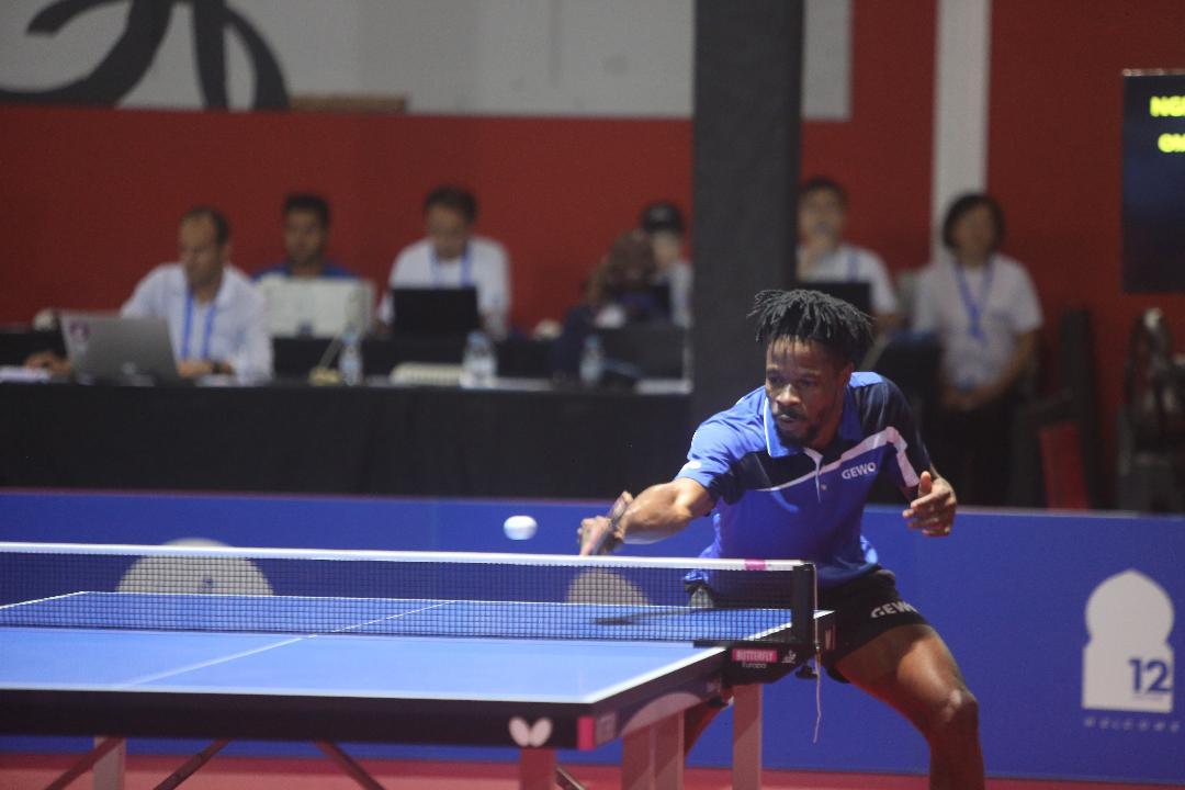 Omotayo downs Quadri to win table tennis gold