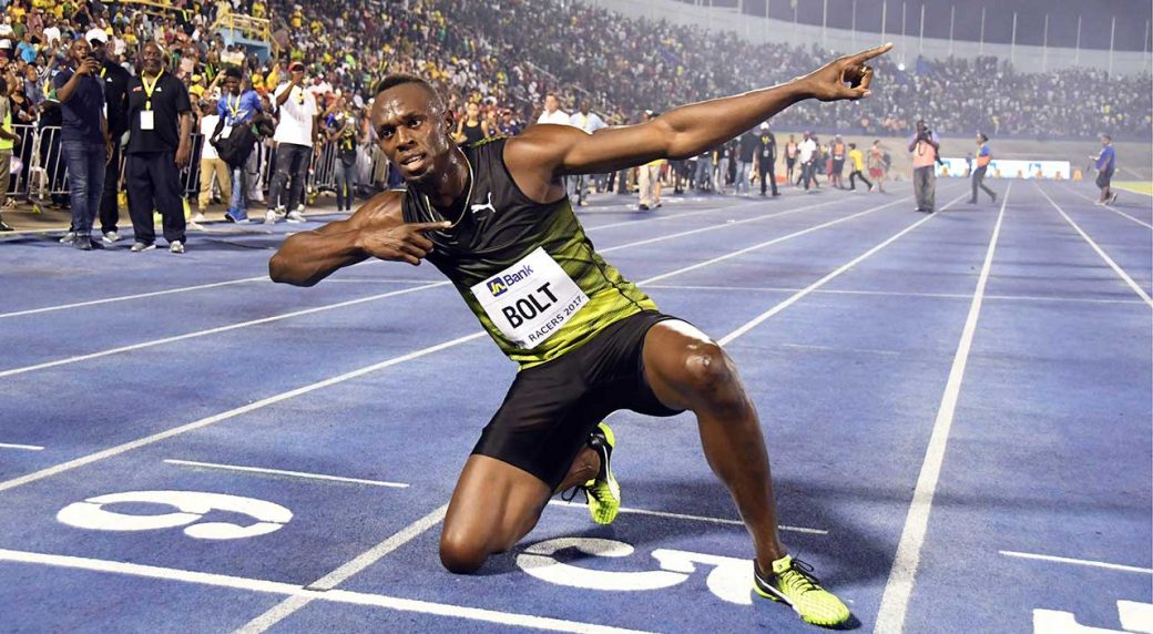 Bolt unveils Tokyo Olympic Stadium rules out return to tracks bolt - Bolt unveils Tokyo Olympic Stadium rules out return to tracks