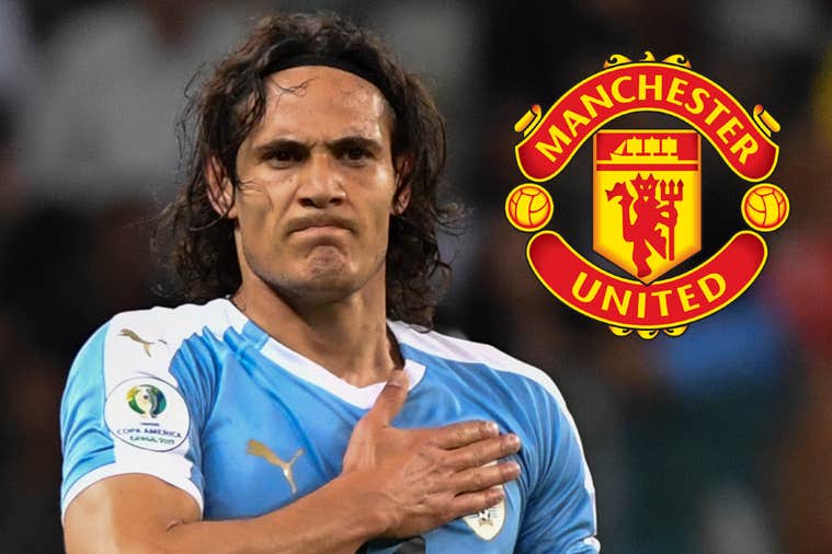 Cavani flying in to seal Man Utd switch amid push for Sancho