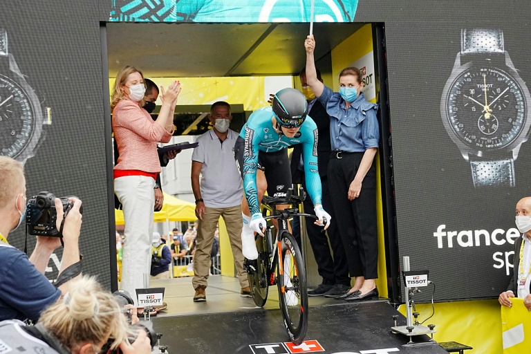 Tour de France gets underway in rain-swept Copenhagen