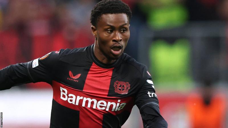 RT @Sportinglifeng1: Hjulmand hails Tella after standout display in Leverkusen’s win