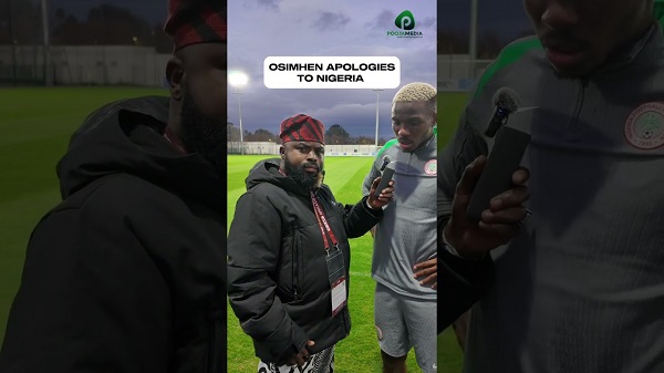 Osimhen apologises to Nigerians over World Cup failure, targets AFCON redemption