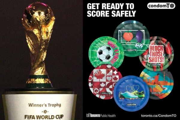 Toronto launches World Cup-themed free condom campaign ahead of tournament