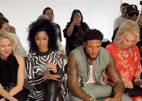Cardi B, Super Eagles goalkeeper Okoye turn heads at Paris Fashion Week