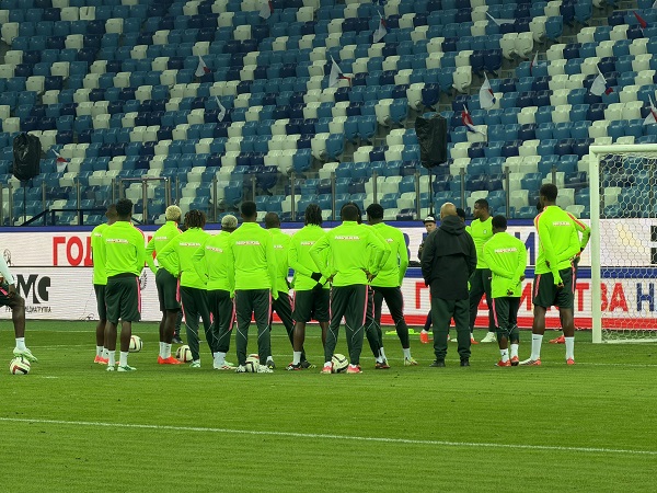 Super Eagles eager to win, Chelle, Simon  warn Russia
